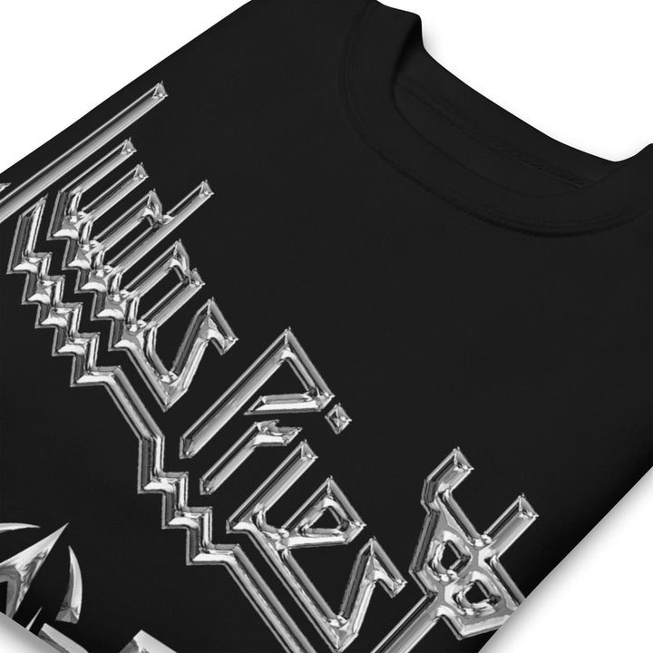 Judas Priest Liquid Metal Jumbo Print Sweatshirt - HYPER iCONiC.