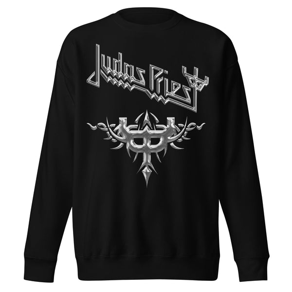 Judas Priest Liquid Metal Jumbo Print Sweatshirt - HYPER iCONiC.