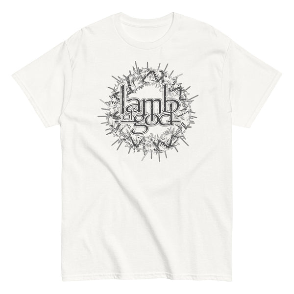 Lamb of God - Badge Logo T-Shirt - HYPER iCONiC.