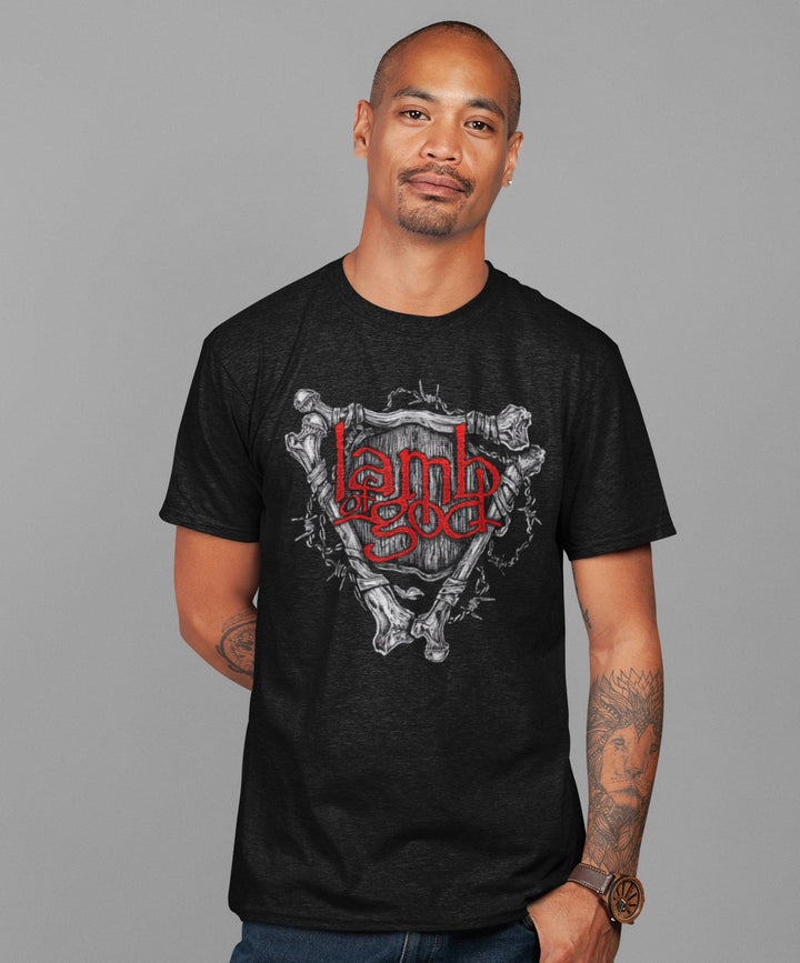 Lamb Of God - Bones Jumbo Print T-Shirt - HYPER iCONiC.