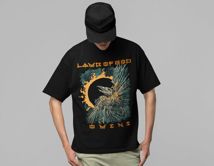 Lamb Of God - Omens Album Cover Jumbo Print T-ShirtT-Shirt - HYPER iCONiC.