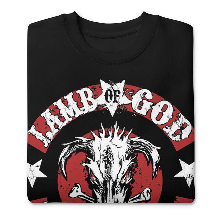 Lamb of God Pure American Metal Jumbo Print Sweatshirt - HYPER iCONiC.