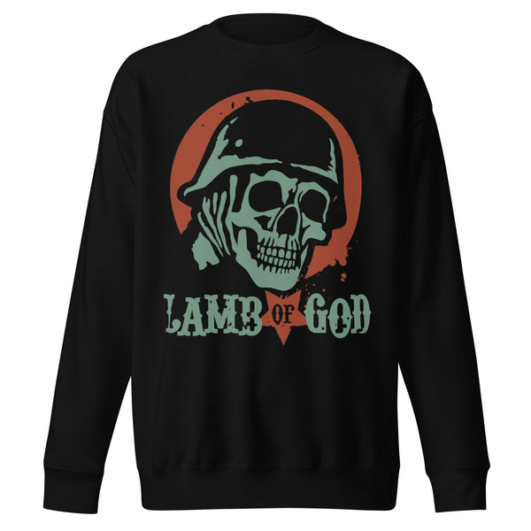 Lamb of God Skeleton Army Jumbo Print Sweatshirt - HYPER iCONiC.