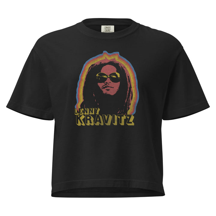 Lenny Kravitz Fly Away Mineral Wash Womens Crop Top - HYPER iCONiC.