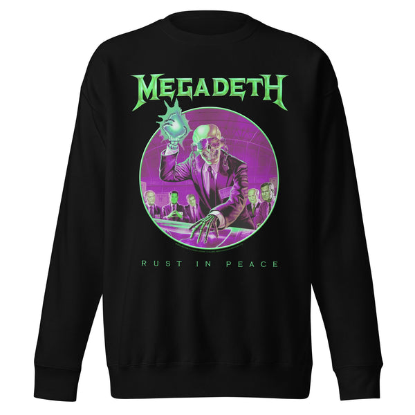 Megadeth Green Rust Jumbo Print Sweatshirt - HYPER iCONiC.