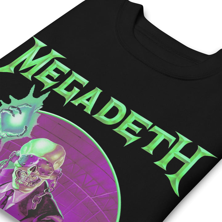 Megadeth Green Rust Jumbo Print Sweatshirt - HYPER iCONiC.