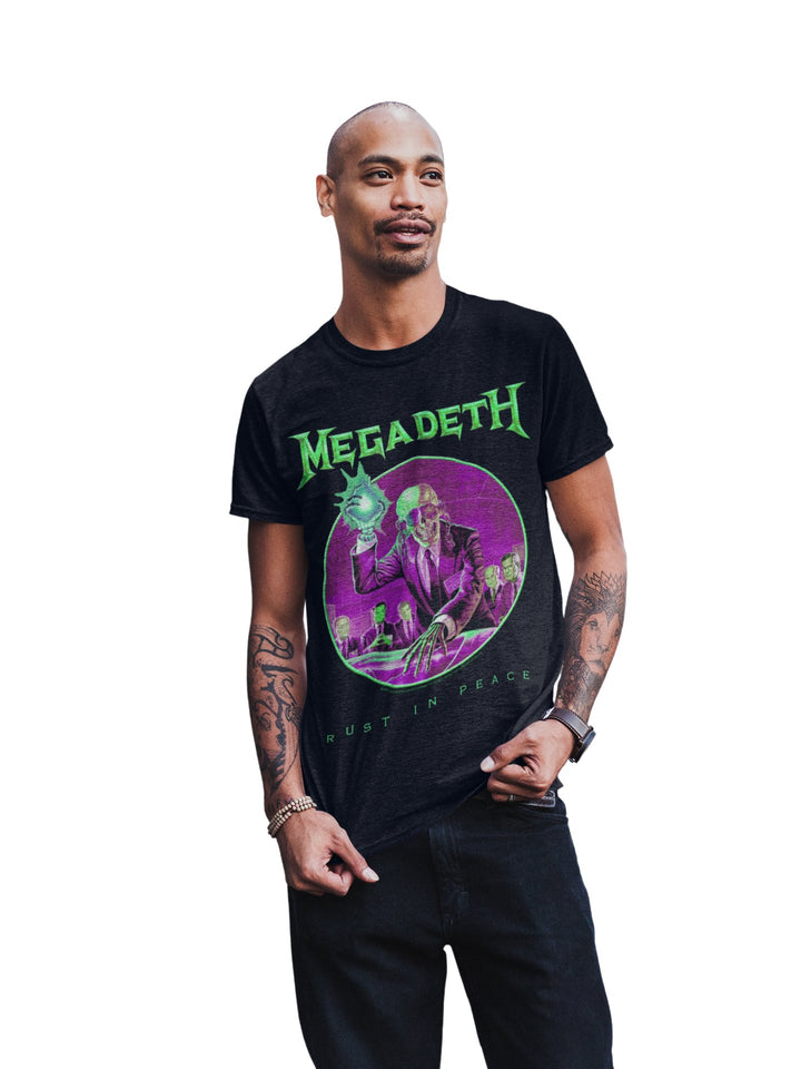 Megadeth Green Rust T-Shirt - HYPER iCONiC.