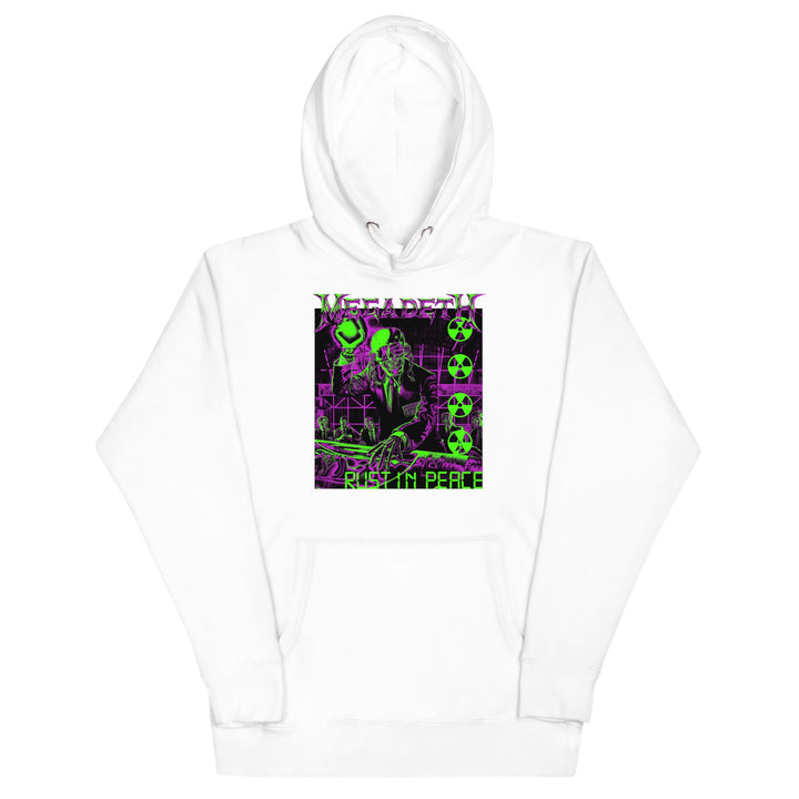 Megadeth Neon Rust in Peace Classic Hoodie - HYPER iCONiC.