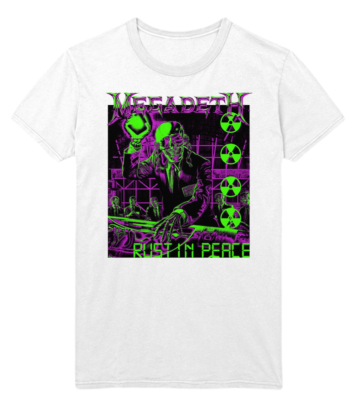 Megadeth Neon Rust in Peace T-Shirt - HYPER iCONiC.