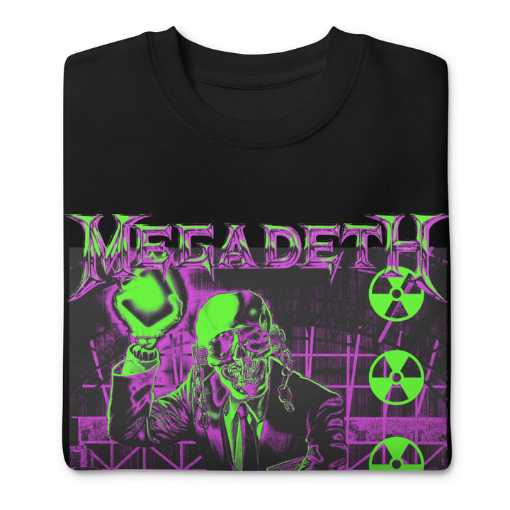 Megadeth Neon Rust Jumbo Print Sweatshirt - HYPER iCONiC.