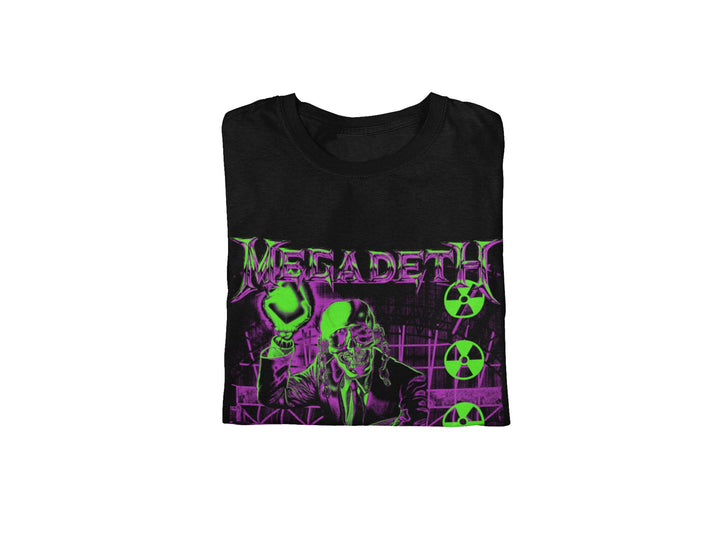 Megadeth Neon Rust T-Shirt - HYPER iCONiC.