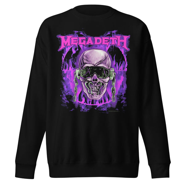 Megadeth Purple Nuclear Jumbo Print Sweatshirt - HYPER iCONiC.