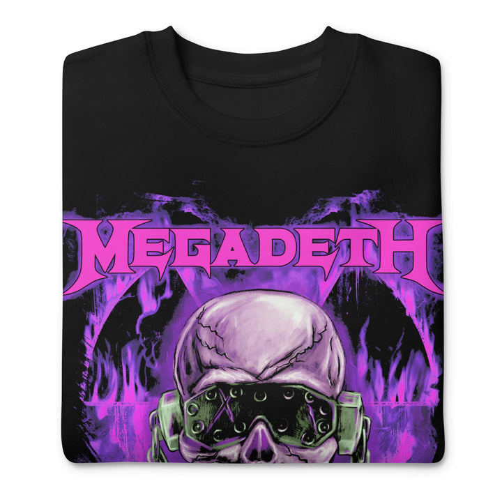 Megadeth Purple Nuclear Jumbo Print Sweatshirt - HYPER iCONiC.