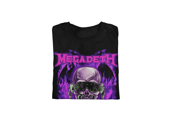 Megadeth Purple Nuclear T-Shirt - HYPER iCONiC.