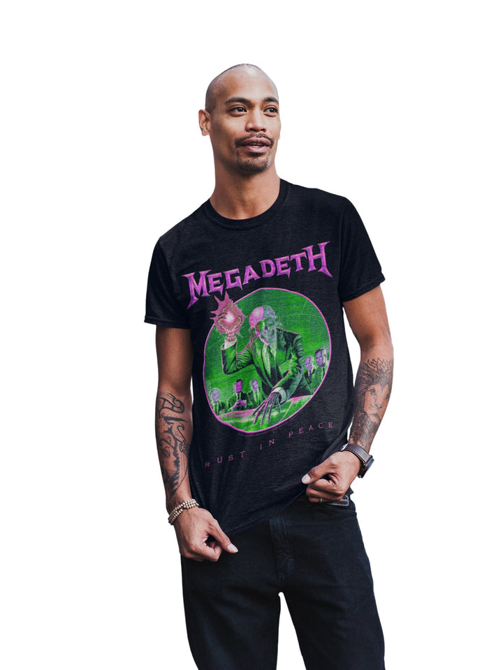 Megadeth Purple Rust T-Shirt - HYPER iCONiC.