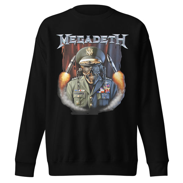 MegaDeth - Rattlehead Vic Jumbo Print Sweatshirt - HYPER iCONiC.