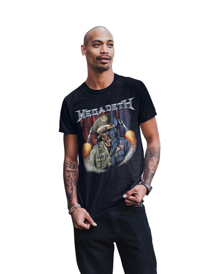 MegaDeth - Rattlehead Vic Jumbo Print T-Shirt - HYPER iCONiC.