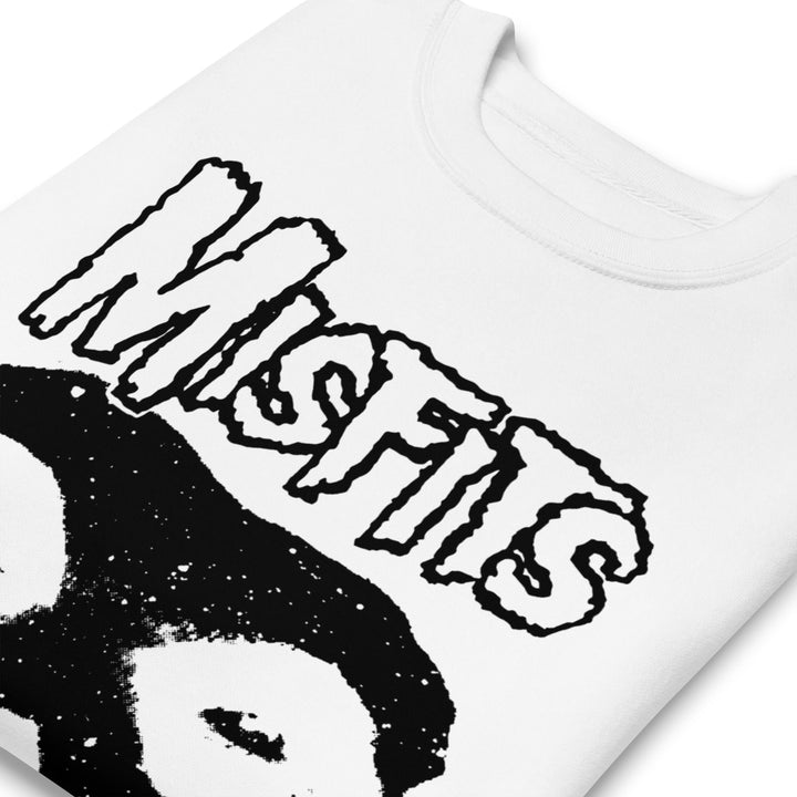 Misfits Black Skull Jumbo Print Sweatshirt - HYPER iCONiC.