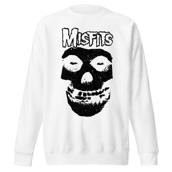 Misfits Black Skull Jumbo Print Sweatshirt - HYPER iCONiC.