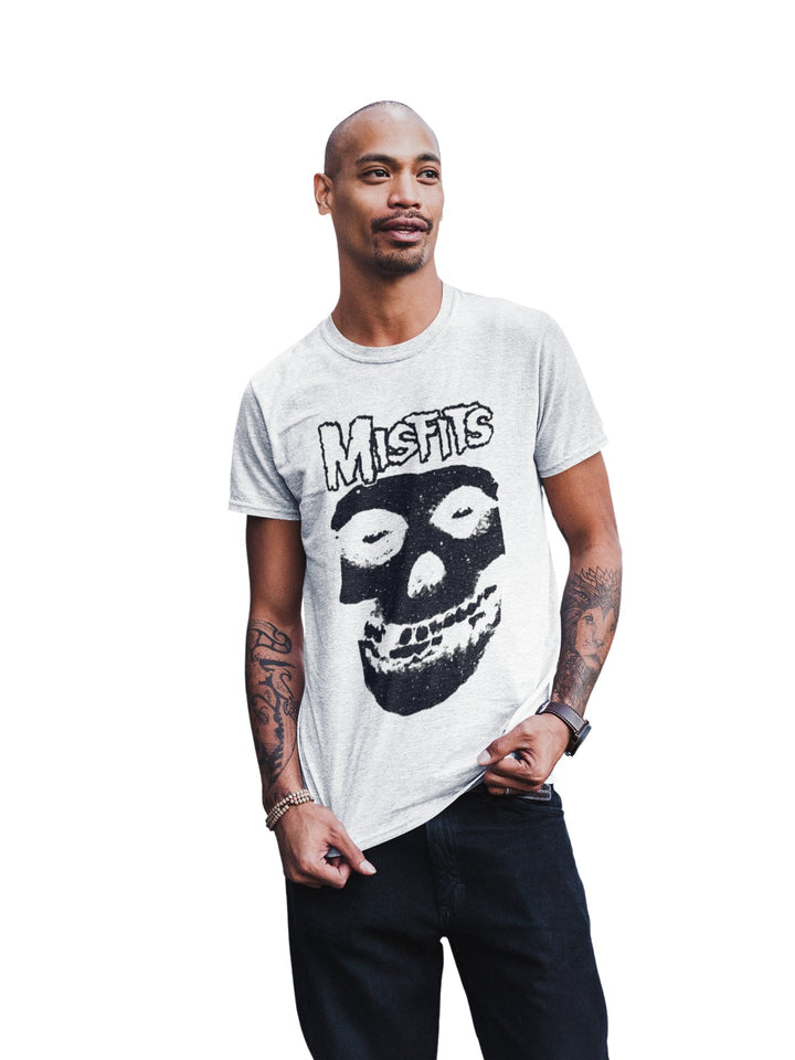 Misfits Black Skull Jumbo Print T-shirt - HYPER iCONiC.