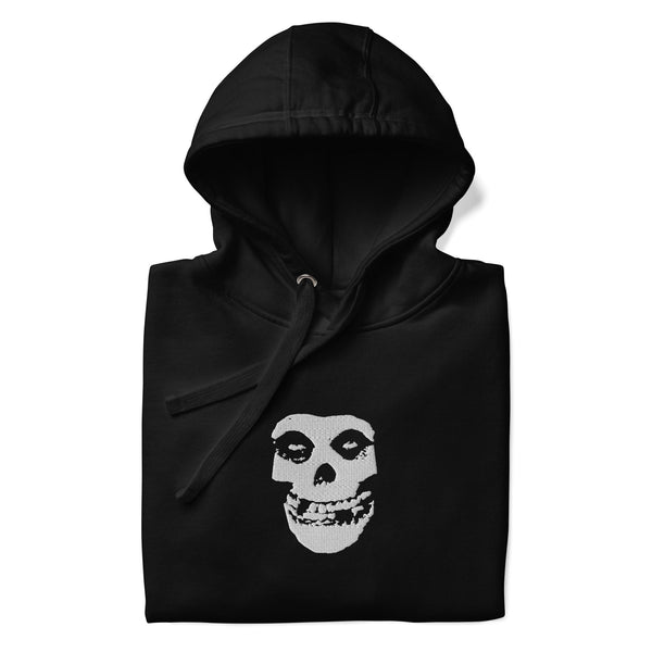 Misfits Classic Skull HD Embroidered Hoodie - HYPER iCONiC.