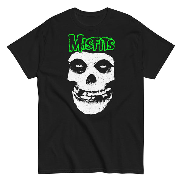 Misfits - Green Skull T-Shirt - HYPER iCONiC.