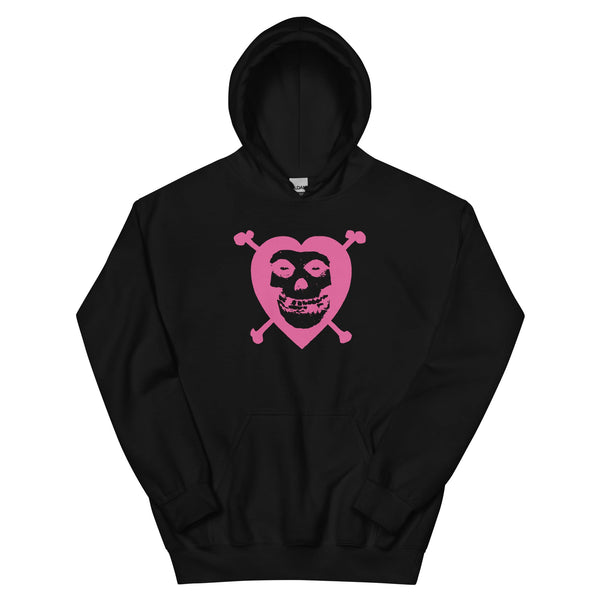 Misfits Heart Skull Hoodie - HYPER iCONiC.