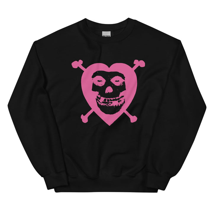 Misfits Heart Skull Sweatshirt - HYPER iCONiC.