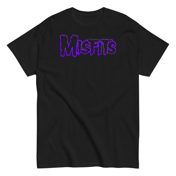 Misfits - Purple Drip Logo T-Shirt - HYPER iCONiC.