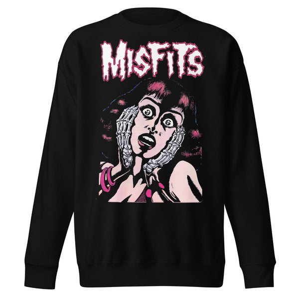 Misfits Screaming Jumbo Print Sweatshirt - HYPER iCONiC.