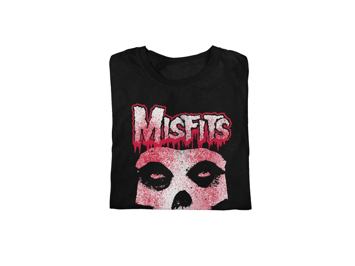 Misfits Tagged Skull Jumbo Print T-shirt - HYPER iCONiC.