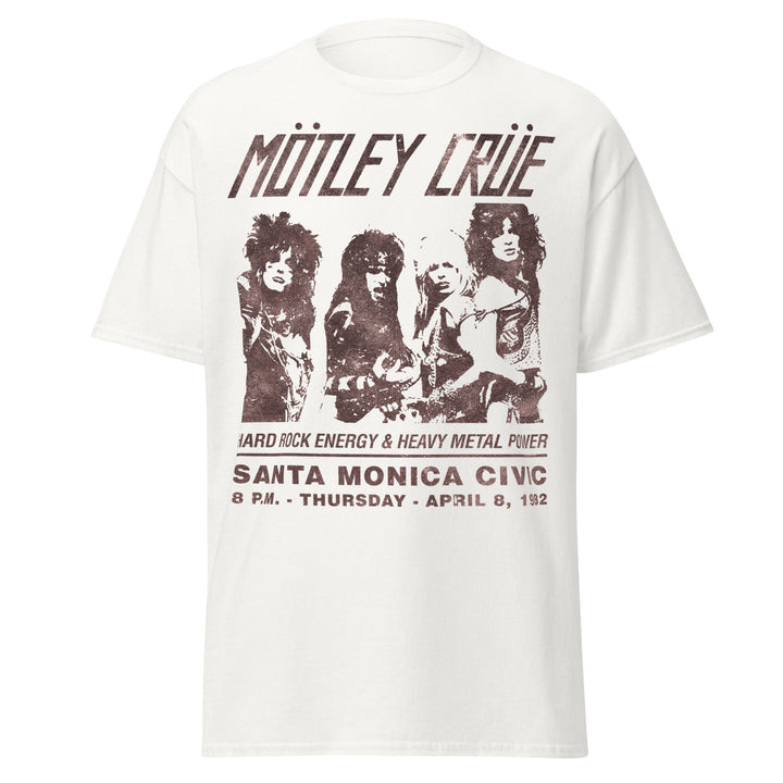 Motley Crue '82 Santa Monica T-Shirt - HYPER iCONiC.