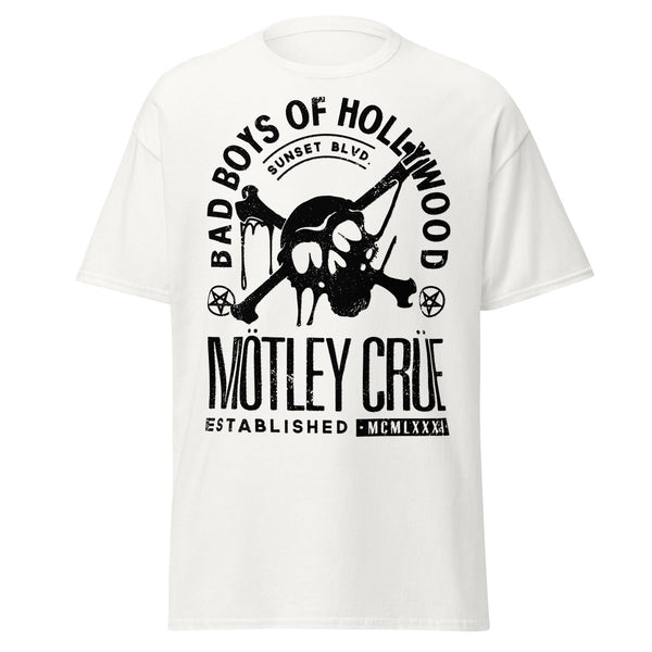 Motley Crue Bad Boys of Hollywood Jumbo Print T - shirt - HYPER iCONiC.