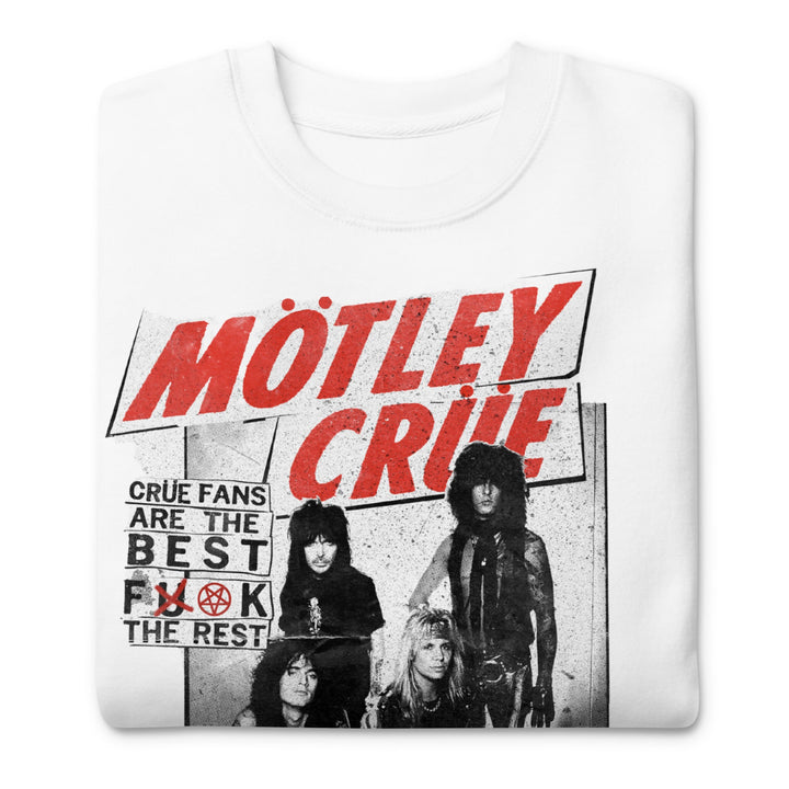 Motley Crue Crue Fans Jumbo Print Sweatshirt - HYPER iCONiC.