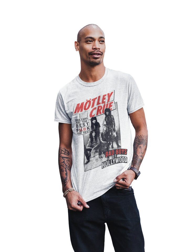 Motley Crue Crue Fans Jumbo Print T-shirt - HYPER iCONiC.