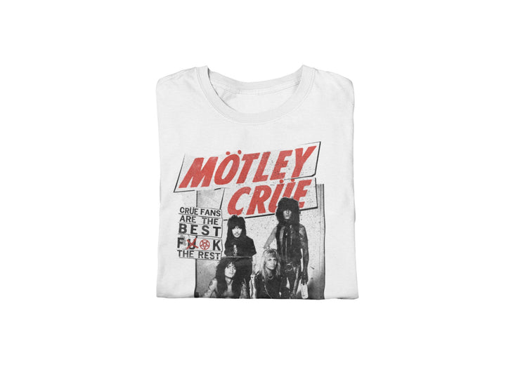 Motley Crue Crue Fans Jumbo Print T-shirt - HYPER iCONiC.