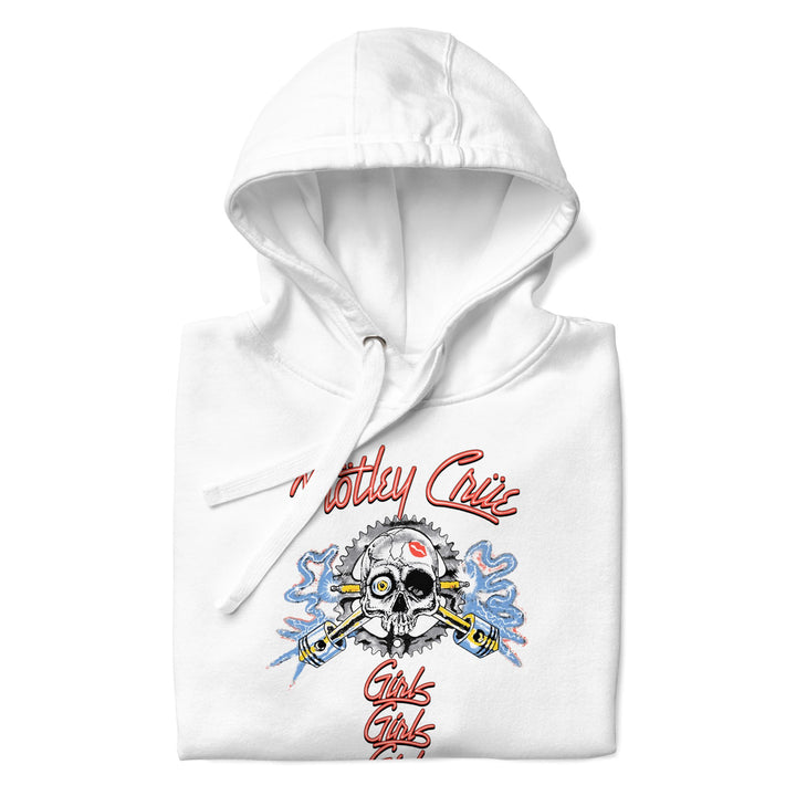 Motley Crue Girl's Skull Classic Hoodie - HYPER iCONiC.