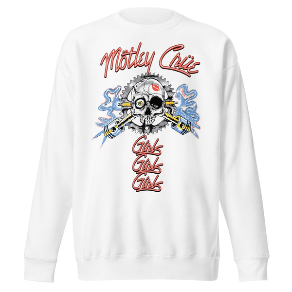 Motley Crue Girl's Skull Jumbo Print Sweatshirt - HYPER iCONiC.