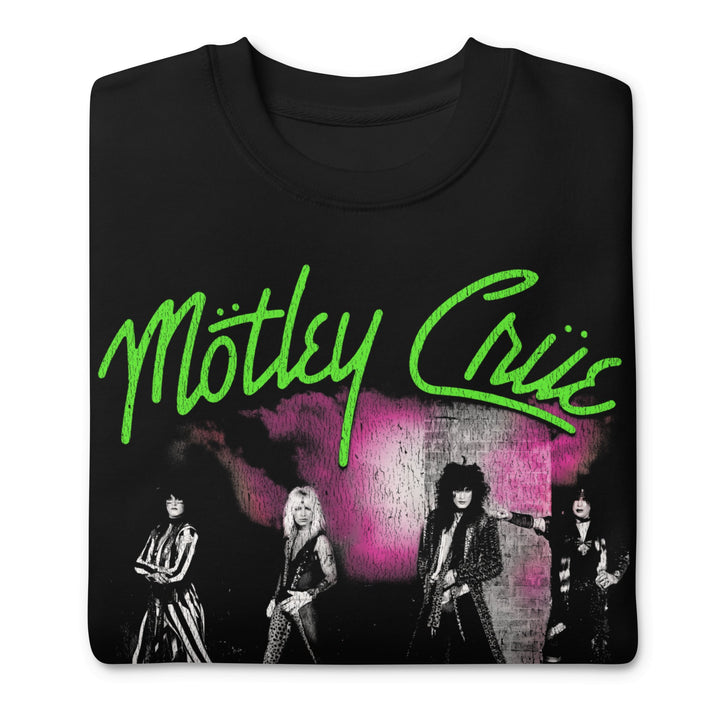 Motley Crue Green Girls Jumbo Print Sweatshirt - HYPER iCONiC.