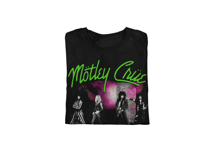 Motley Crue Green Girls T-Shirt - HYPER iCONiC.