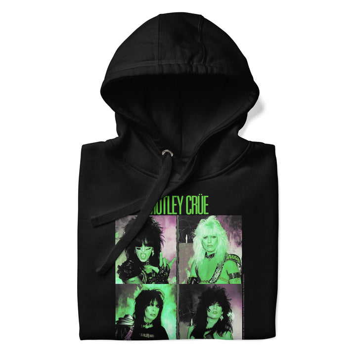 Motley Crue Green Shout Classic Hoodie - HYPER iCONiC.