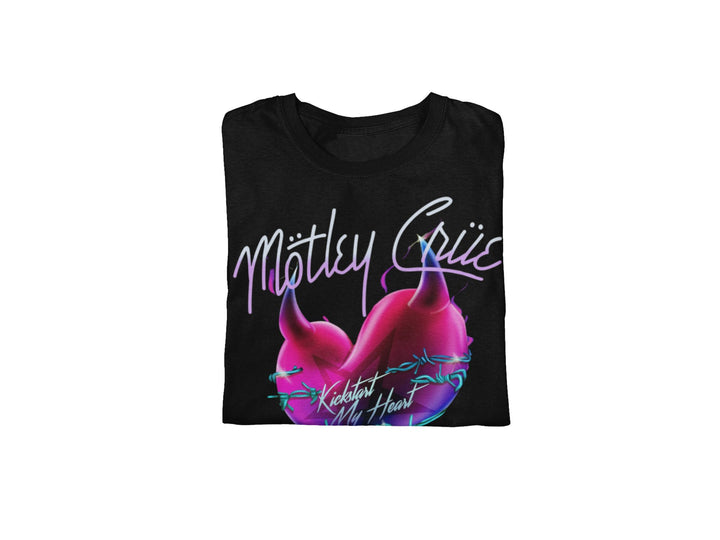 Motley Crue Kickstart Jumbo Print T-shirt - HYPER iCONiC.