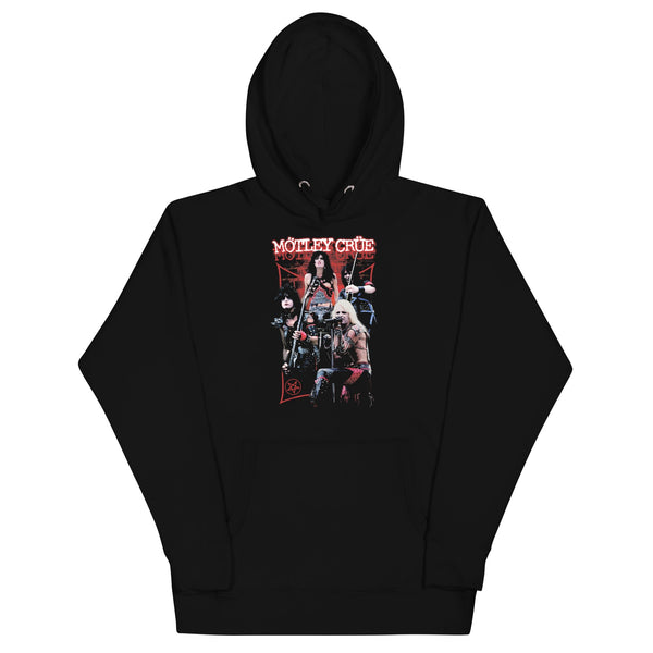 Motley Crue Live Classic Hoodie - HYPER iCONiC.