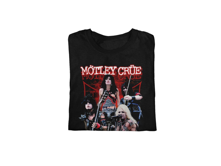 Motley Crue Live Jumbo Print T-shirt - HYPER iCONiC.