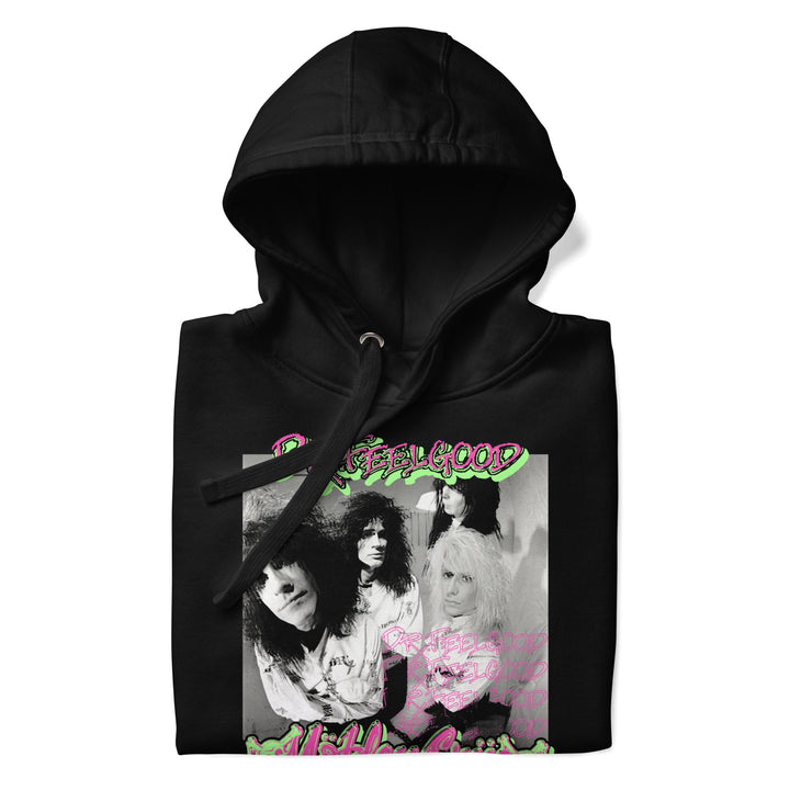 Motley Crue Neon Trip Dr. Feelgood Classic Hoodie - HYPER iCONiC.