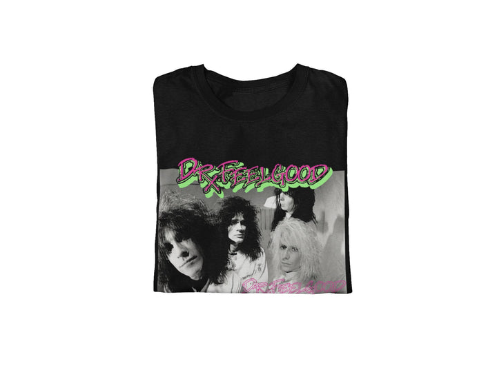 Motley Crue Neon Trip Dr. Feelgood T-Shirt - HYPER iCONiC.