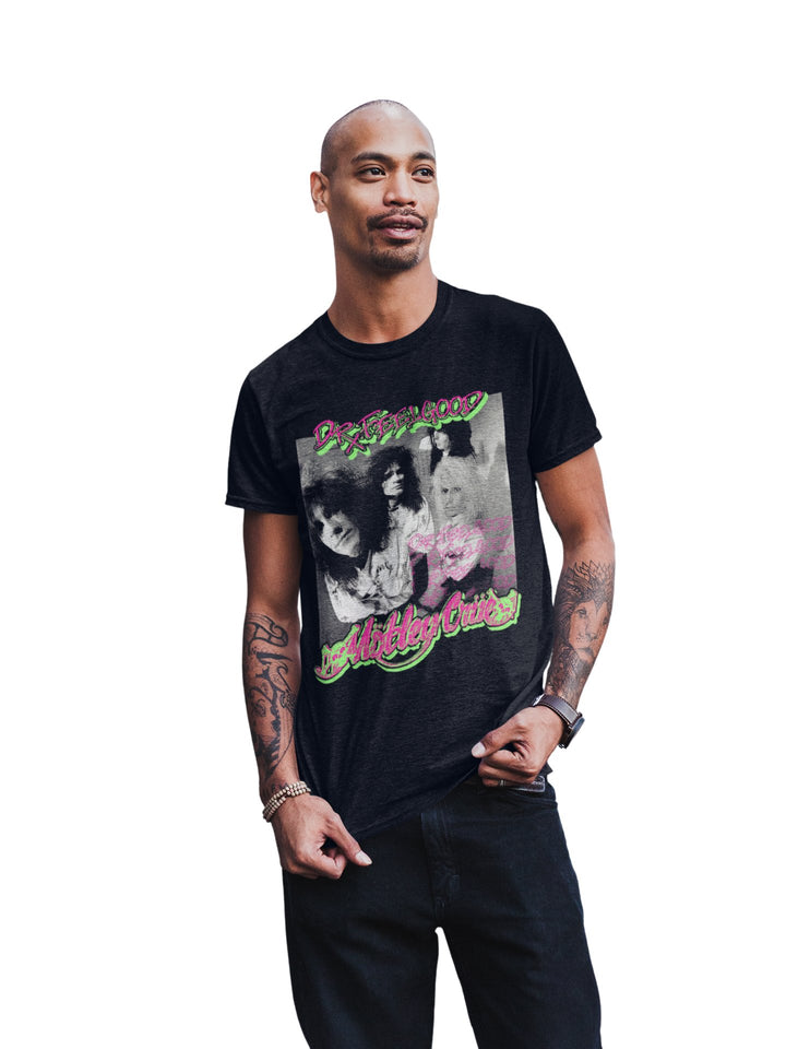 Motley Crue Neon Trip Dr. Feelgood T-Shirt - HYPER iCONiC.