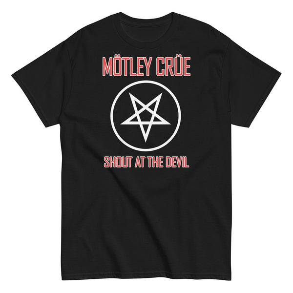 Motley Crue - Pentagram Shout T-Shirt - HYPER iCONiC.