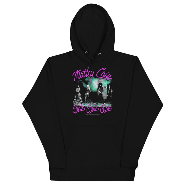 Motley Crue Pink Girls Classic Hoodie - HYPER iCONiC.