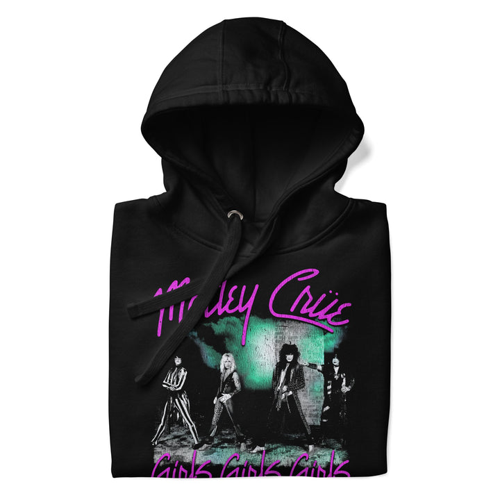 Motley Crue Pink Girls Classic Hoodie - HYPER iCONiC.